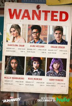 Description of the Runaways Season 2 (poster 1).jpg image.